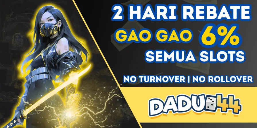 Dadu44 Casino 6% Rebate Bonus